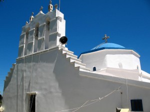 Agia Marina Church in Koronos Naxos