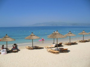 Plaka beach in Naxos