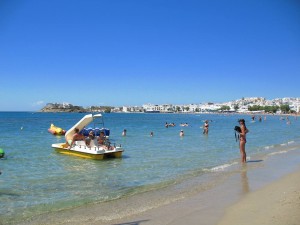 Saint George Beach in Naxos