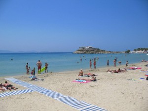 Saint George Beach in Naxos