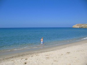 Amitis Beach in Naxos Greece