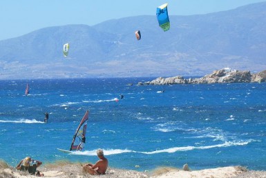 Kite Surfing in Naxos