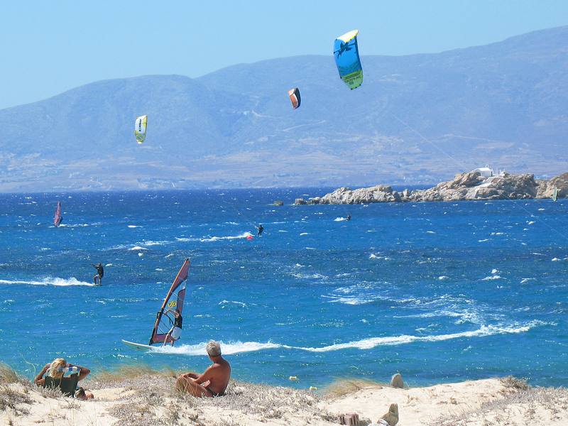 Kite Surfing in Naxos