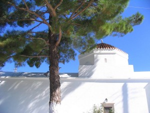 Taxiarches Church in Kerami (Halki)